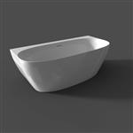 Ligbad Half Vrijstaand Aqua Splash First inclusief Sifon 170x80 cm Acryl Glans Wit