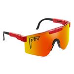 Gepolariseerde Zonnebril - Fiets Ski Sport Bril Shades UV400 Rood Oranje