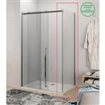 Zijwand voor Douchecabine Lacus La Maddalena 75x210 cm 8mm Helder Glas