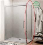 Zijwand voor Douchecabine Lacus Procida 100x210 cm 8 mm Nano Glas