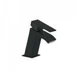 Wastafelmengkraan Tres Cuadro 1-Hendel Uitloop Recht 7 cm met Waterval Vierkant Mat Zwart