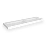 Opbouw Wastafel EH Design Stretto 1605x455x80 mm Solid Surface Mat Wit