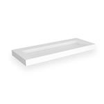 Opbouw Wastafel EH Design Stretto 1205x455x80 mm Solid Surface Mat Wit