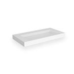 Opbouw Wastafel EH Design Stretto 905x455x80 mm Solid Surface Mat Wit