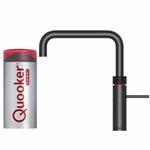 Fusion Square Mat Zwart Met Combi Boiler