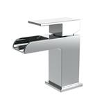 Wastafelmengkraan Aquasplash Colorato Vierkant Eenhandel Square Waterval Chroom