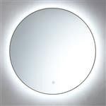 Spiegel Sanilux Rond Met LED Verlichting 3 Kleuren Instelbaar & Dimbaar 80cm Met Spiegelverwarming G