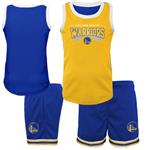 Golden State Warriors Kids Jersey Short Set Geel Kledingmaat : S-4