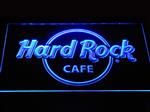 Hard Rock neon bord lamp LED verlichting reclame lichtbak *blauw*