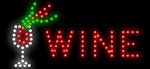 Wijn wine LED bord lamp verlichting lichtbak reclamebord #B6