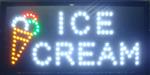 Ice cream ijs LED bord lamp verlichting lichtbak reclamebord #C