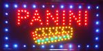 Panini broodjes LED bord lamp verlichting lichtbak reclamebord #C6