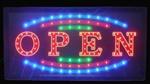 OPEN LED bord lamp verlichting lichtbak reclamebord #A10