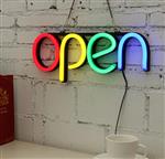 Open neon bord verlichting lamp licht kunststof 3D