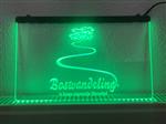 Boswandeling neon bord lamp LED cafe verlichting reclame lichtbak