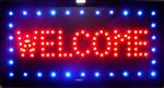 OPEN welkom lamp LED verlichting reclame bord lichtbak #G