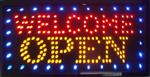 OPEN welkom lamp LED verlichting reclame bord lichtbak #B