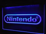 Nintendo game neon bord lamp LED verlichting reclame lichtbak *blauw*