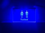 WC toilet neon bord lamp LED cafe verlichting reclame lichtbak