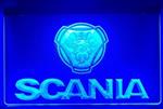 Scania neon bord lamp LED verlichting reclame lichtbak XL *40x30cm* #1