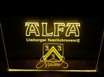 Alfa neon bord lamp LED cafe verlichting reclame lichtbak