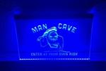 Mancave neon bord lamp LED verlichting reclame lichtbak XL *40x30* #1