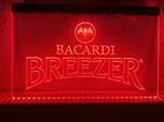 Bacardi breezer neon bord lamp LED cafe verlichting reclame lichtbak *rood*