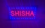 Shisha waterpijp LED bord verlichting lichtbak reclamebord #shisha