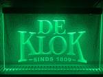 De klok bier neon bord lamp LED cafe verlichting reclame lichtbak