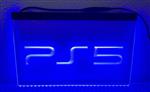 PS5 PS 5 neon bord lamp LED verlichting reclame lichtbak *blauw*