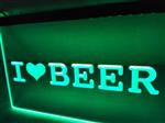 I love beer bier neon bord lamp verlichting reclame lichtbak LED