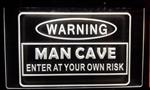 Enter at own risk mancave neon bord lamp LED verlichting lichtbak #3