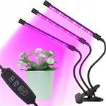 LED kweeklamp kweek groei bloei lamp planten + timer *3x arm*