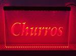 Churros churro neon bord lamp LED verlichting reclame lichtbak *rood*