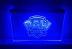 Paw patrol pawpatrol neon bord lamp LED verlichting *BLAUW*