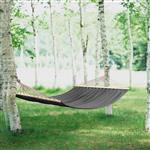 Katoenen hangmat 200-220x150 cm tot 200 kg grijs