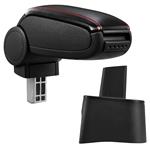 Armsteun Seat Ibiza 6L 2002-2008 zwart met rood stiksel