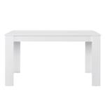 [en.casa] Eettafel Nora 140x90x77 cm wit halfmat