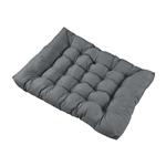 Zitkussen voor palletbank tuinkussen 120x80x12 cm lichtgrijs