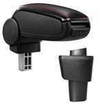 Armsteun Hyundai i10 vf 11-2013 kunstleer zwart rood stiksel