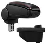Armsteun Peugeot 308 I SW CC kunstleer zwart rood stiksel