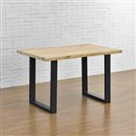 Stalen onderstel set van 2 U tafelpoot 60x72 cm zwart