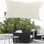 Schaduwdoek - waterafstotend rechthoekig 2x3 m zandkleurig