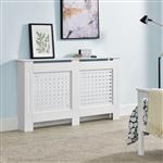 Radiatoromkasting radiatorombouw MDF wit 172x19x82 cm