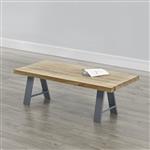 Stalen A tafelpoot set van 2 meubelpoot 40x10x40 cm grijs