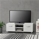 Tv meubel Laugar met planken  120x40x38 cm wit