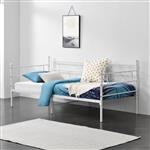 Eenpersoons slaapbank of 3-zitsbank Kerava 90x200 cm wit