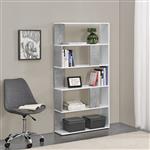 Boekenkast schap Aneby 159x80x23,5 cm wit en betonkleurig