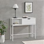 [en.casa] Console tafel Tranemo sidetable 92x30x80 cm wit