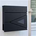 Brievenbus Schönburg 37x37x10,5 cm staal antraciet